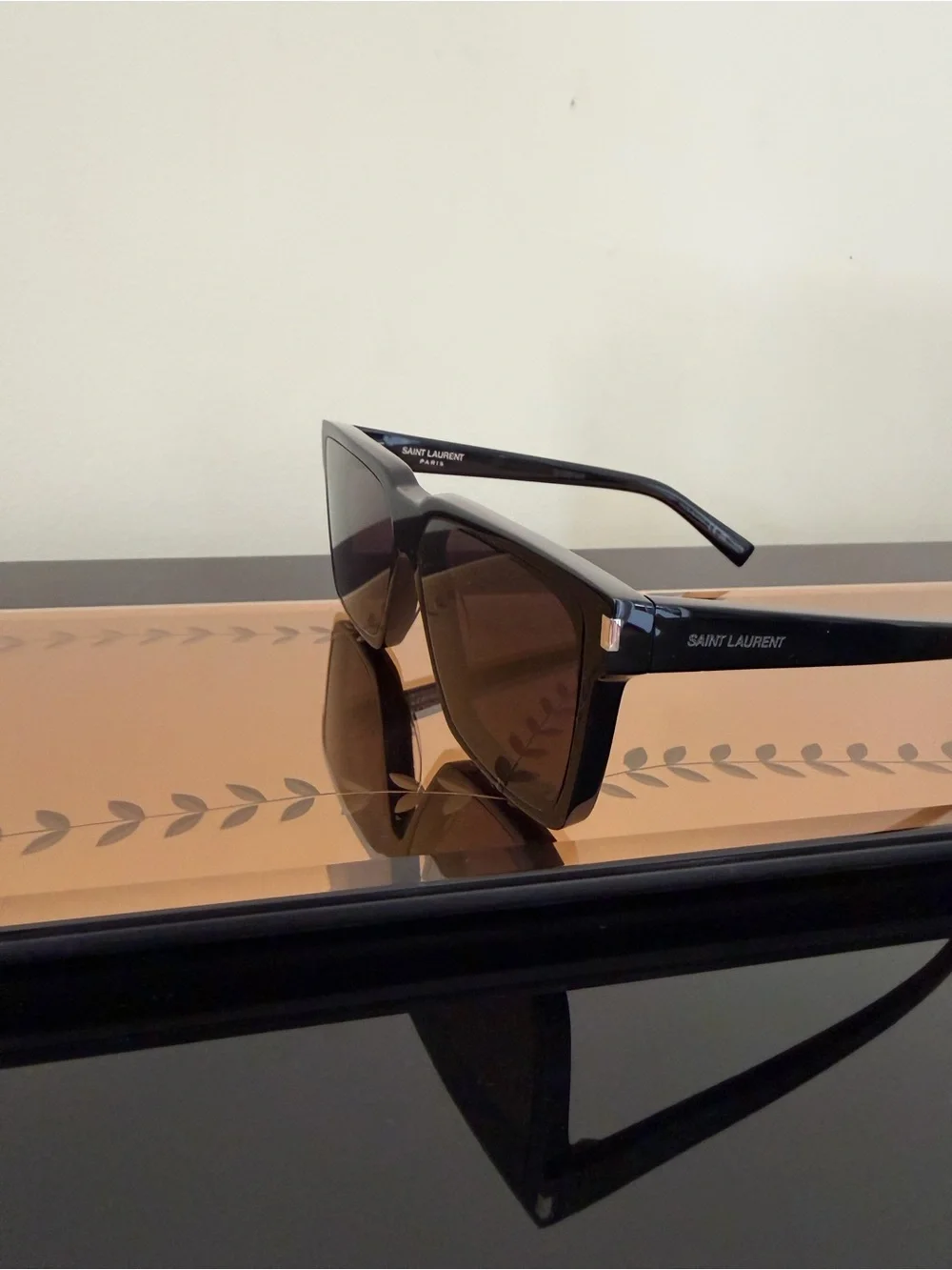Saint Laurent Black Frame Sunglasses